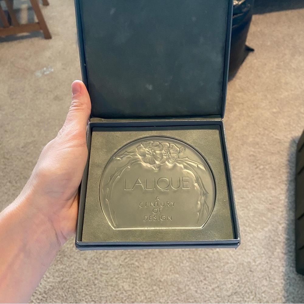 Lalique A Century of Design Commemorative Plaque